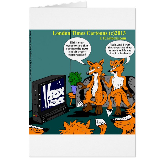 Conservative News Funny Cartoon (Front)