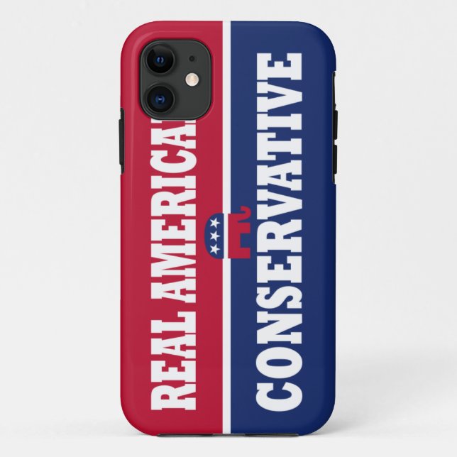 Conservative Republican American iPhone 5 Case (Back)