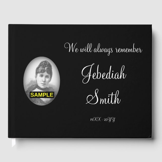 Conservative & Respectable Memories Guestbook (Front)