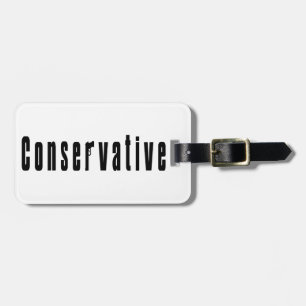 Conservative With A Gun Luggage Tag