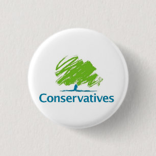 Conservatives Logo 3 Cm Round Badge