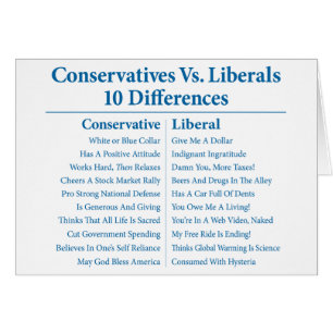 Conservatives Vs. Liberals 10 Differences