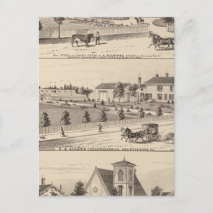 conservatories and school postcard