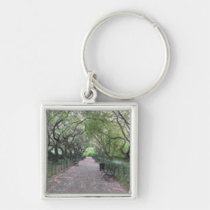 Conservatory Garden Central Park NYC Photography Key Ring