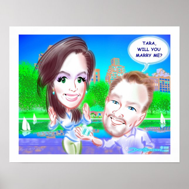 Conservatory Water Proposal Caricature 2015a Poster (Front)