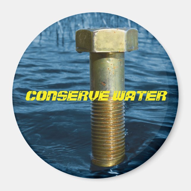 Conserve water magnet (Front)