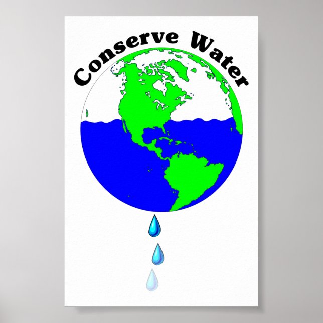 Conserve Water Poster (Front)