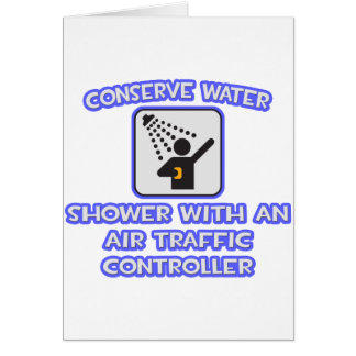 Conserve Water .. Shower With Air Traffic Controll