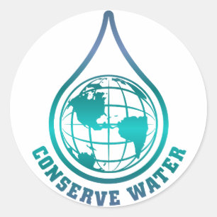 Conserve Water stickers