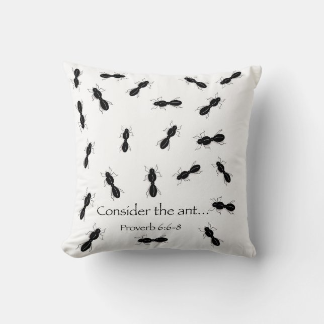 Consider the ant cushion (Front)