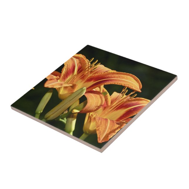 Consider The Lilies Of The Field Tile (Side)