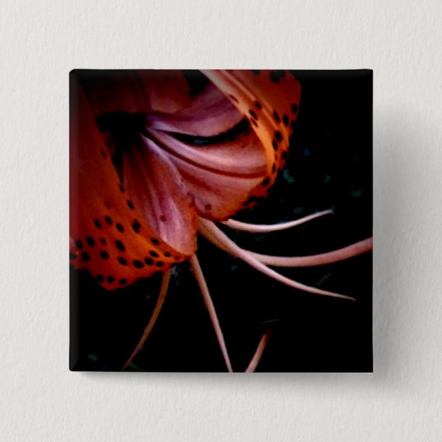 Consider the Lillies 103 15 Cm Square Badge (Front)