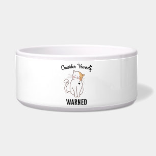 Consider Yourself Warned Evil Cat