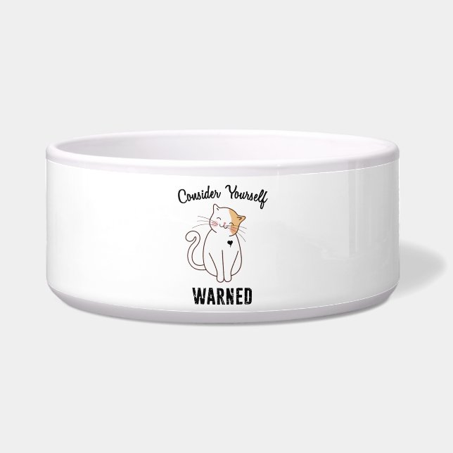 Consider Yourself Warned Evil Cat (Front)