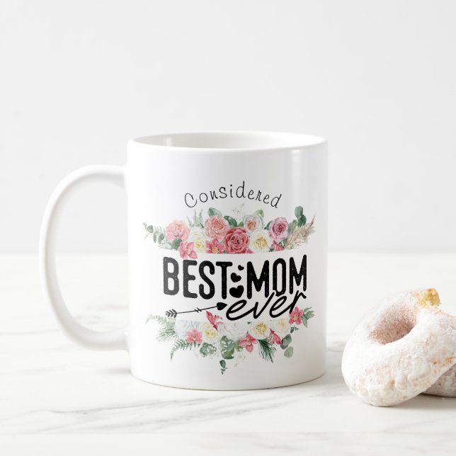 Considered best mum ever personalised Mother’s Day Coffee Mug (With Donut)