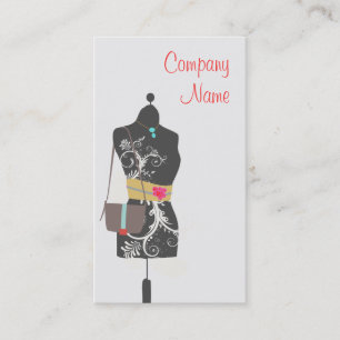 Consignment Fashion Accessory Boutique Business Card