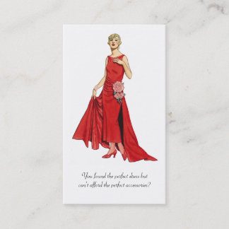 Consignment or Accessories Store Business Card