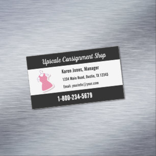 Consignment Shop Business Card with Logo