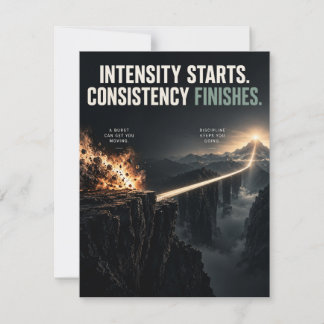 Consistency Finishes Invitation