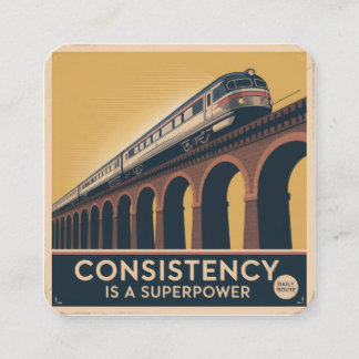 Consistency Is A Superpower Enclosure Card