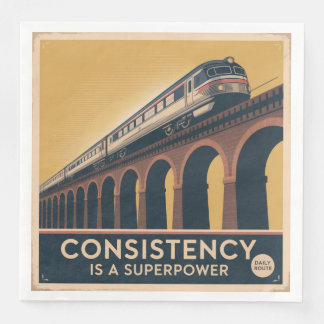 Consistency Is A Superpower Napkin