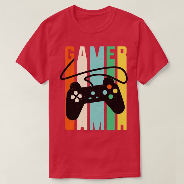 Console Controller Retro Gaming T-Shirt (Design Front)
