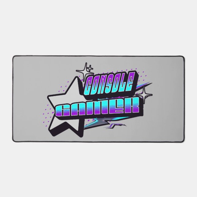CONSOLE GAMER Y2K STYLE DESK MAT (Front)