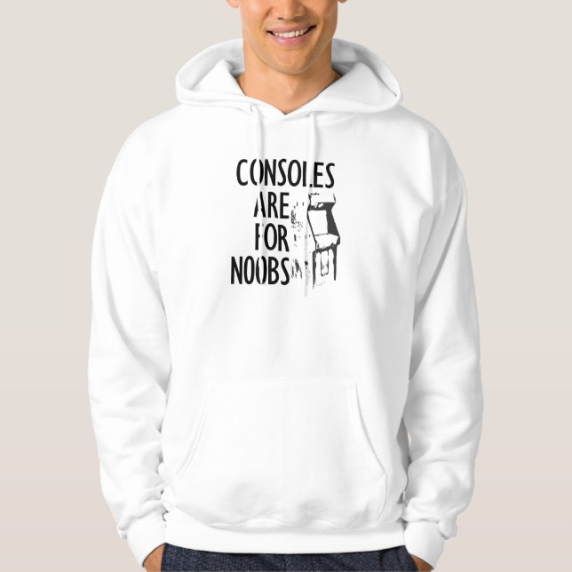 Consoles are for Noobs Hoodie (Front)