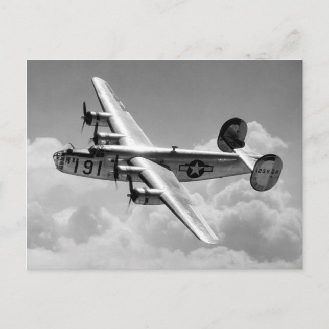 Consolidated B-24 Liberator Postcard (Front)