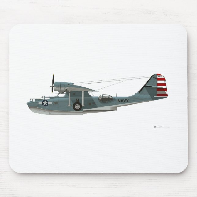 Consolidated PBY-5A Catalina Mouse Mat (Front)