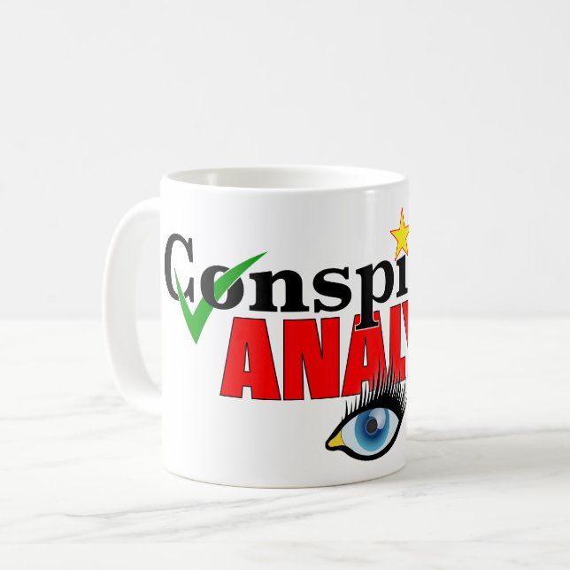 Conspiracy Analyst  Coffee Mug (Front Left)