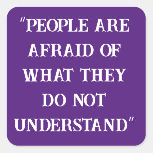 Conspiracy Theorist Square Sticker