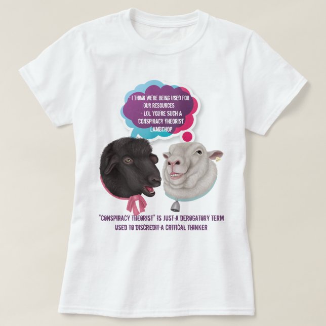 Conspiracy Theorist T-Shirt (Design Front)