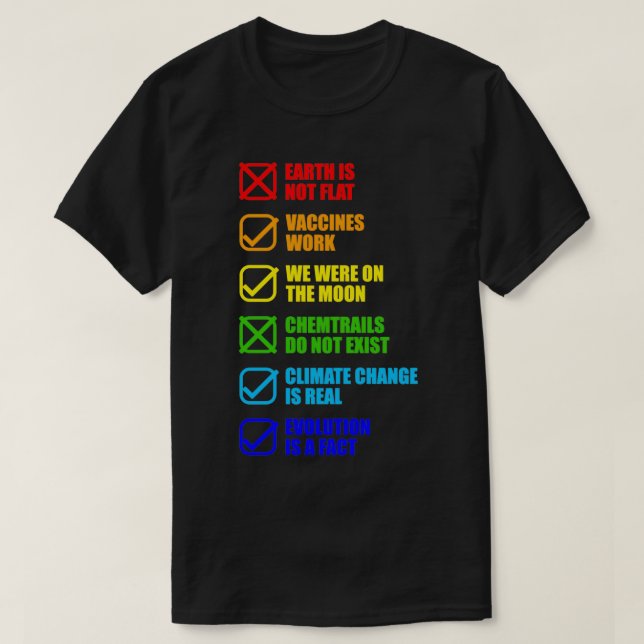 Conspiracy Theory Parody Gift Lie T-Shirt (Design Front)