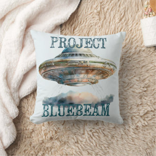 Conspiracy UFO Throw Pillow