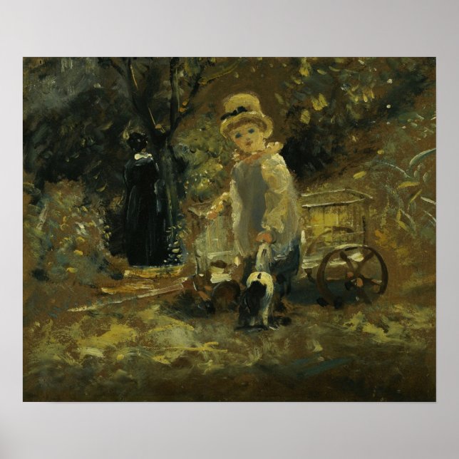 Constable - A Boy With A Toy Cart Poster (Front)