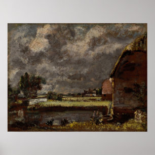 Constable - A View On The Banks Of The River Stour Poster