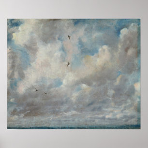Constable - Cloud Study Poster
