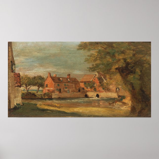 Constable - Flatford Mill Poster (Front)