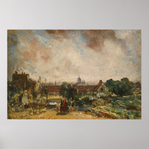 Constable - London From Richard Steele's Cottage Poster