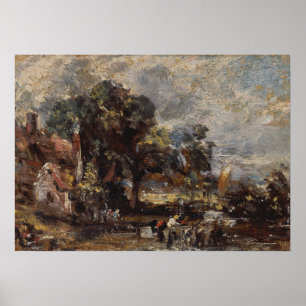 Constable - Sketch For The Haywain Poster