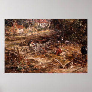 Constable - Stoke-By-Nayland 1836 Poster