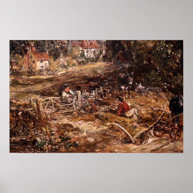 Constable - Stoke-By-Nayland 1836 Poster (Front)