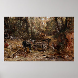Constable - Stoke-By-Nayland 1836 Poster
