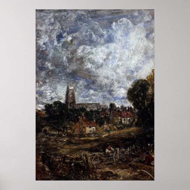 Constable - Stoke-By-Nayland 1836 Poster (Front)