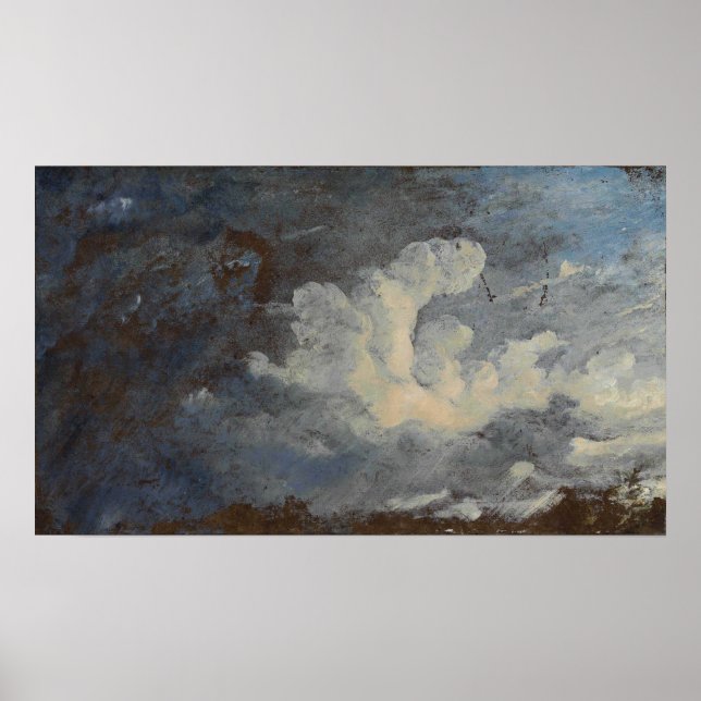 Constable - Storm Clouds Over Hampstead Poster (Front)