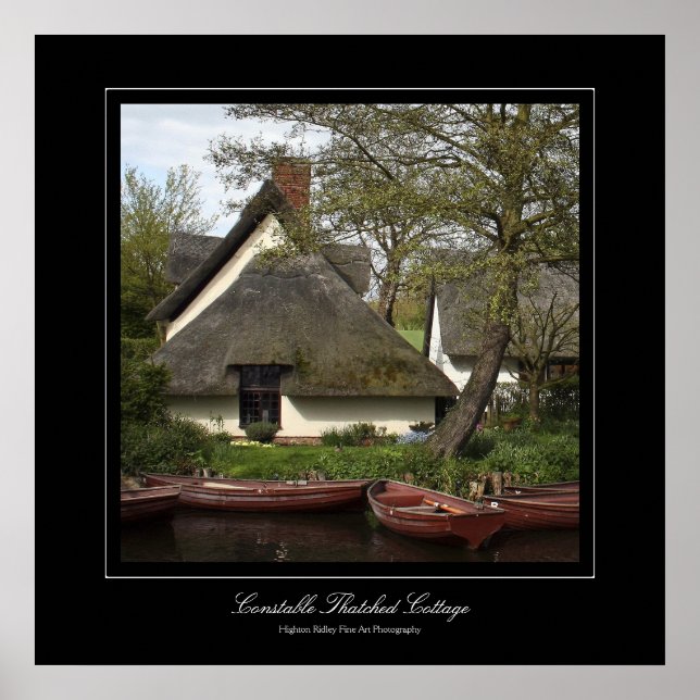 Constable Thatched Cottage gallery-style print (Front)