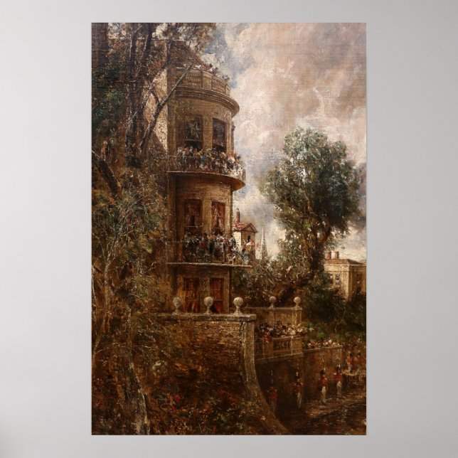 Constable - The Opening Of The Waterloo Bridge Poster (Front)