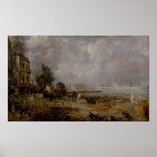 Constable - The Opening Of Waterloo Bridge Poster