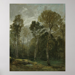 Constable - View Of A Copse Poster